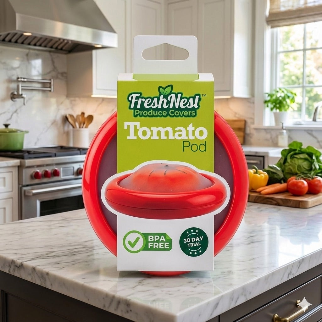 FreshNest Reusable Produce Storage Covers - Keep Fruit & Veg Fresh Longer