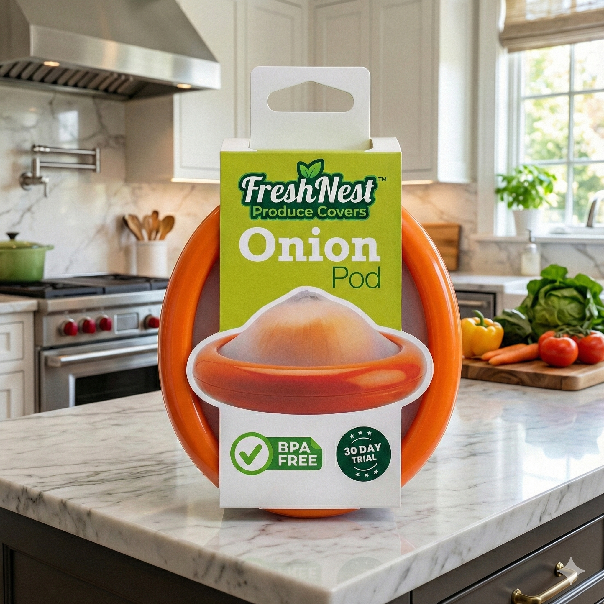 FreshNest Reusable Produce Storage Covers - Keep Fruit & Veg Fresh Longer