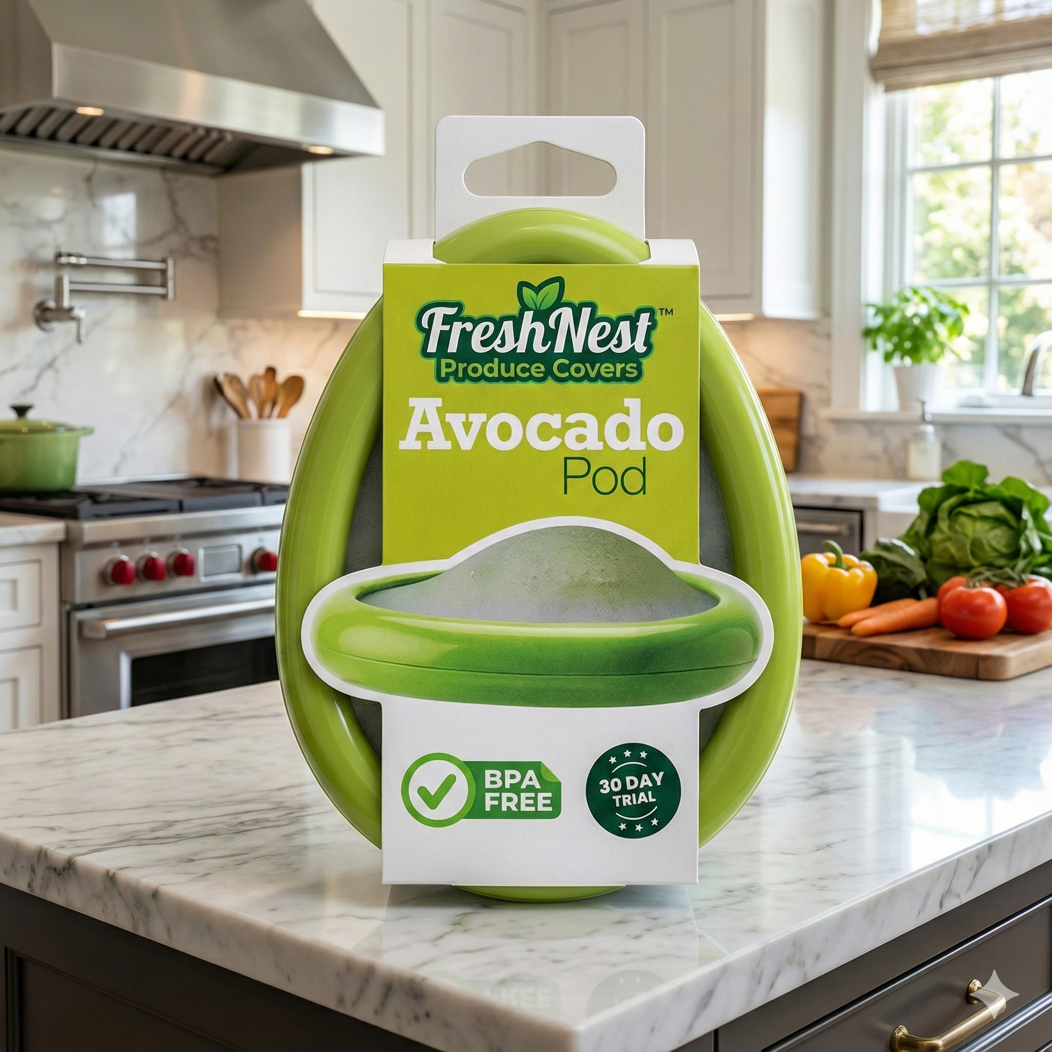 FreshNest Reusable Produce Storage Covers - Keep Fruit & Veg Fresh Longer